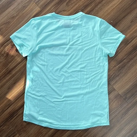 The North Face Aqua Blue Cheetah T-Shirt - Picture 7 of 7